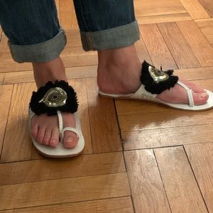 Figue evil eye scaramouche sandals